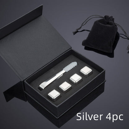 Stainless Steel Ice Cubes Set | Reusable Chilling Stones