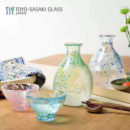 Sake Set Glass – Seasonal Handcrafted Flagon & Cup Collection