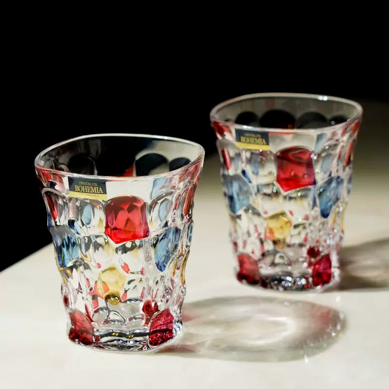 Crystal Whisky Decanter Set – Bohemia Radiant Spectrum Bohemian Glass