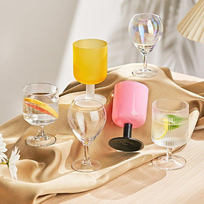 Wine Glasses Set of 2 – Modern Minimalist Stemware