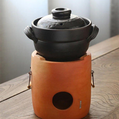 Clay Pot Mini Earthenware Cooking Pot Single Serving Japanese Donabe Soup Stew Rice Pot Small Claypot