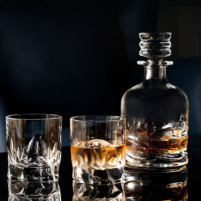 Whiskey Glasses Set Davinci Italian with Decanter – Made in Italy | Urban, Skultura, Touch & Grosseto