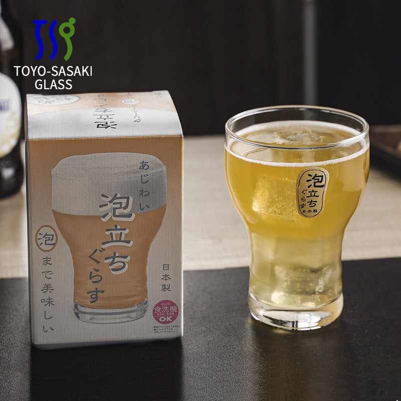 Beer Stein Japanese Frosted Glass – Toyo-Sasaki Artisan Mug