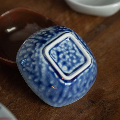 Ceramic Condiment Dish Set of 6 – Mino Ware Wabi Sabi