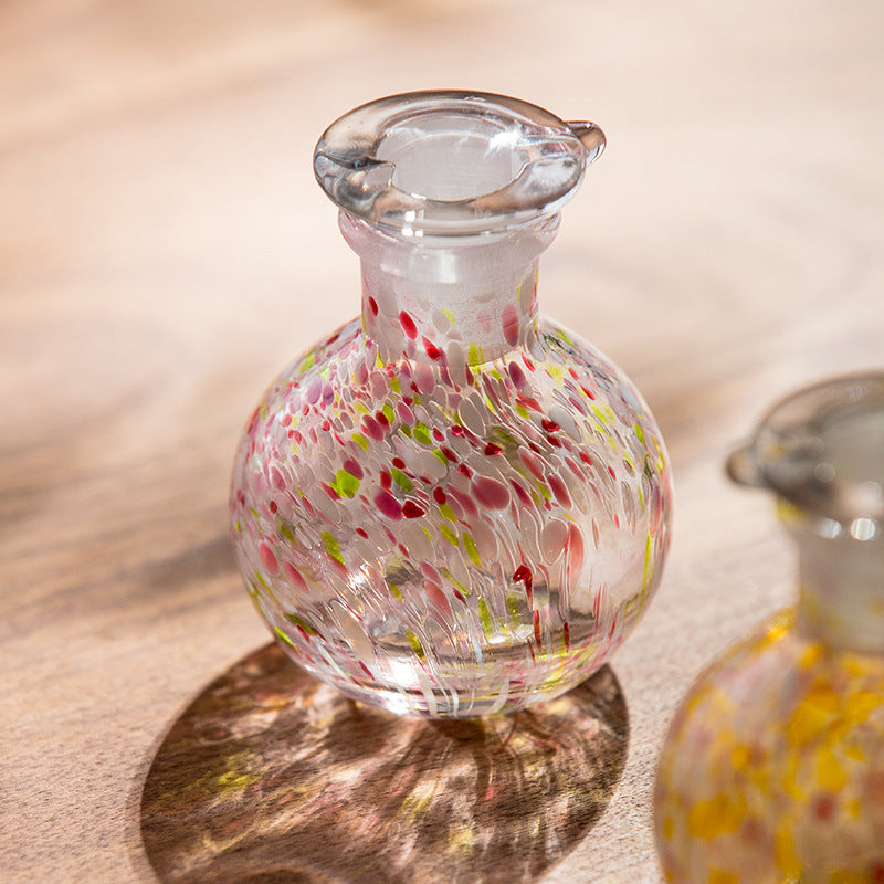 Soy Sauce Bottle Japanese Glass | 4 Seasons Handcrafted Set