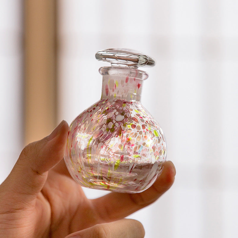 Soy Sauce Bottle Japanese Glass | 4 Seasons Handcrafted Set