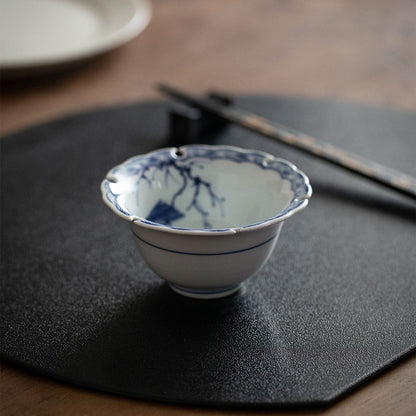 Japanese Ceramic Plate – Arita Ware Edanagi Blue Bird