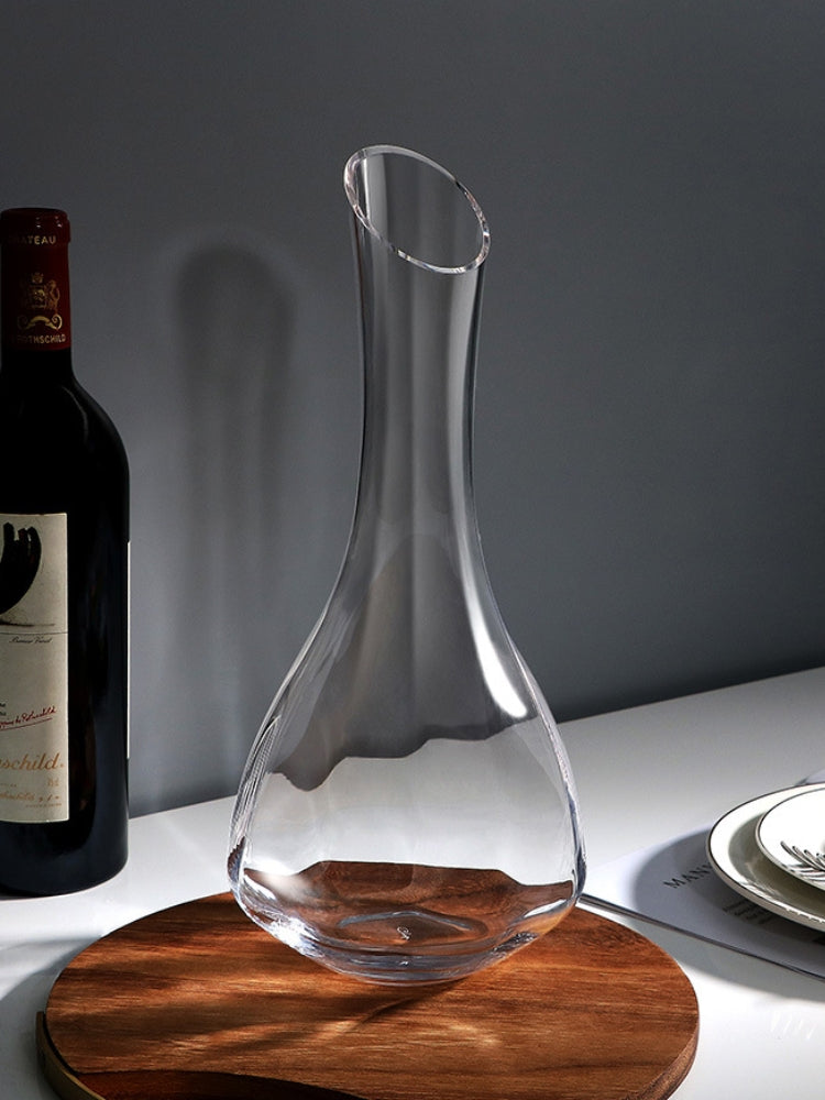 Wine Decanter Crystal Elixir Handcrafted Glass Aerating Carafe