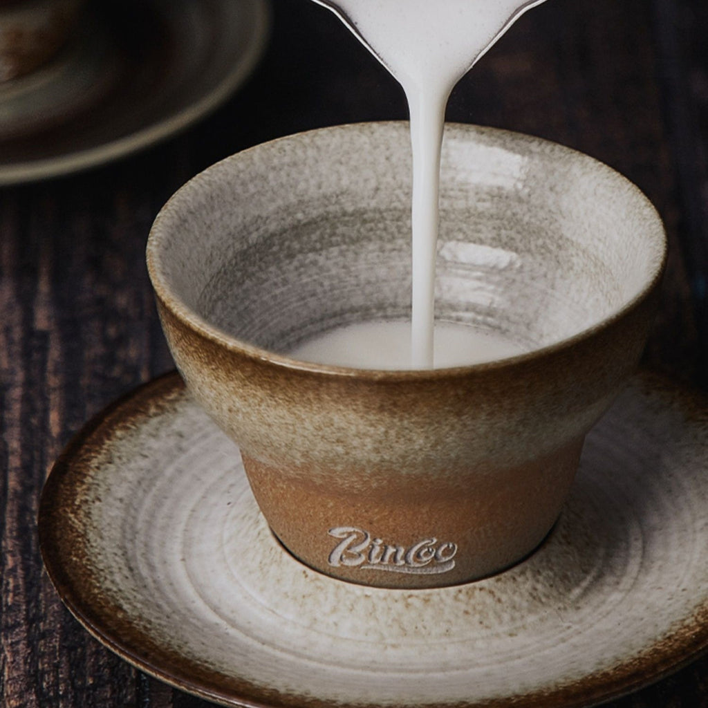 Coffee Cup and Saucer Set – Handcrafted Glazed Ceramic