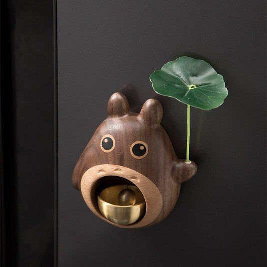 Wooden Doorbell with Chime – Totoro Handcrafted Home Decor