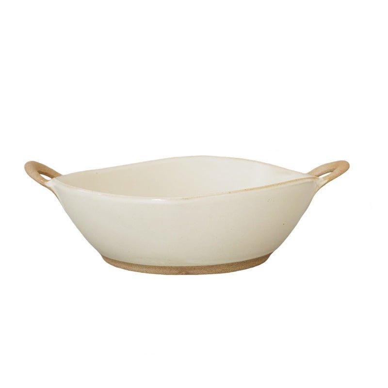 Ceramic Bowl with Handles – Artisan Japanese Pottery