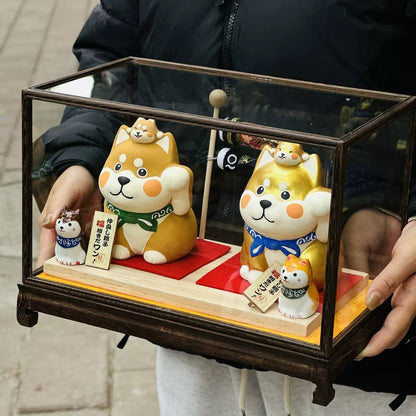 Japanese Shiba Inu Ceramic Coin Bank – Lucky Festive Gift