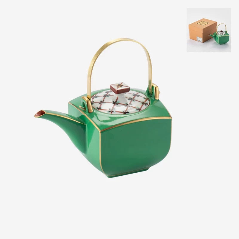 Japanese Ceramic Tea Set Jade Green | Zensho Teapot