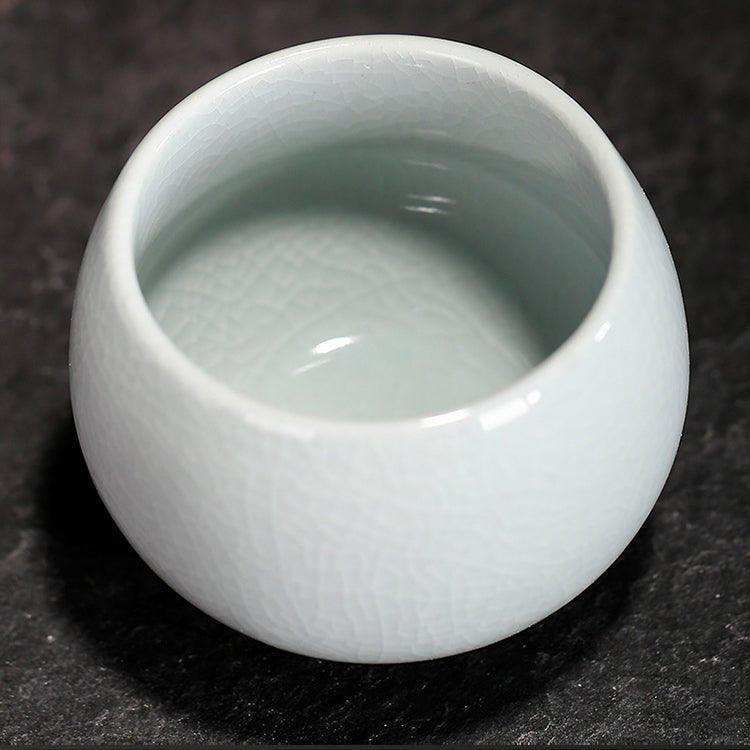 Ceramic Tea Cup Set of 5 – Handcrafted Rounded Teacups