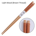 5x Light Wood (Brown Thread)