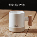 Pour Over Coffee Set Ceramic Single Cup Dripper with Cup & Pot – Black & White Home Brew Kit