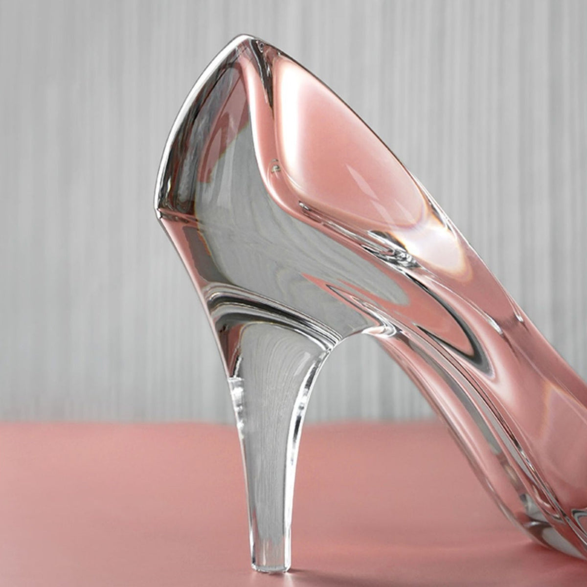 Crystal Slipper Ornament Bohemia Czech Crystal Glass Cinderella Shoe Figurine Collectible Home Decor Gift