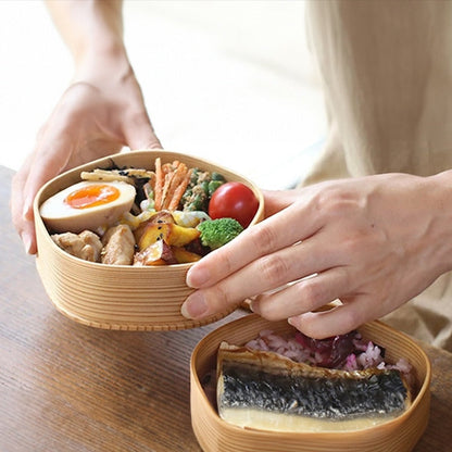 Bento Box Magewappa – Odate Akita Cedar Ume Blossom Handcrafted