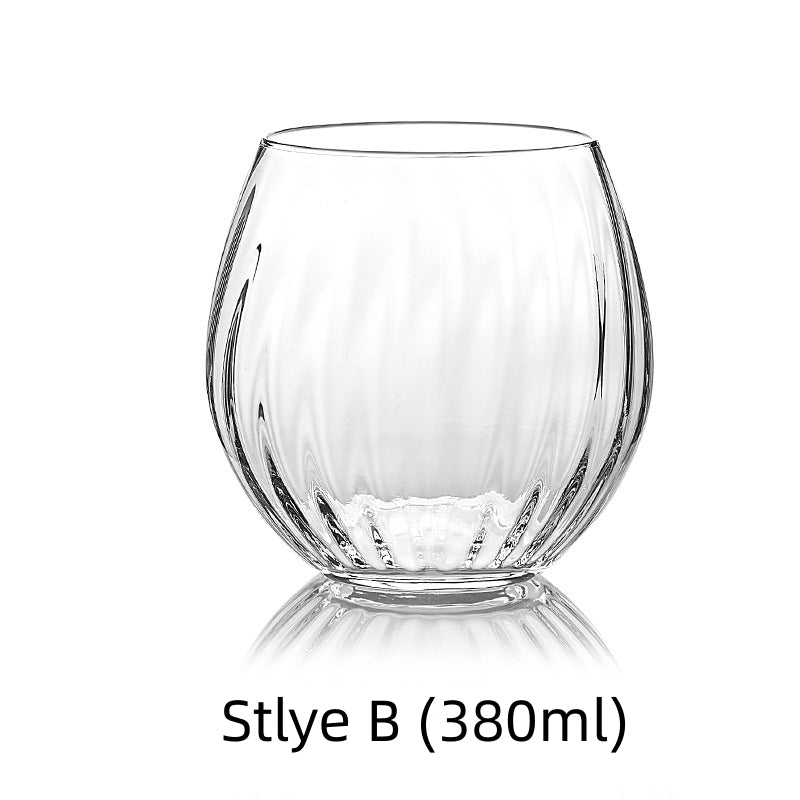 Japanese Whiskey Glass | Wide Bowl Lead-Free Tasting Tumbler
