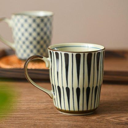 Ceramic Tea Cups Set of 5 Japanese Handcrafted Traditional Pattern Teacup Gift Set