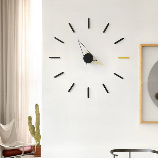 Wooden Wall Clock Backdrop Decor Modern Minimalist Wood Wall Clock Gold Silver Walnut Living Room Home Decor