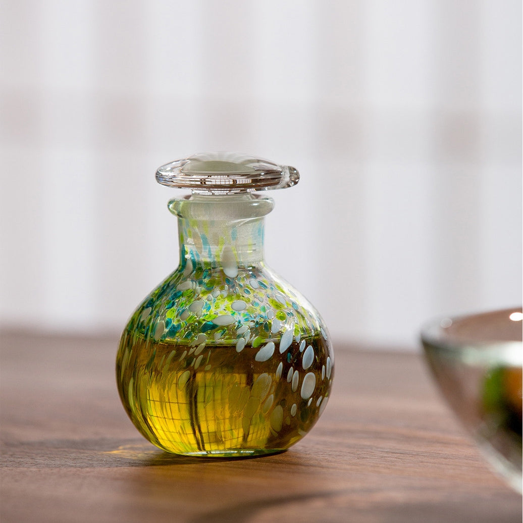Soy Sauce Bottle Japanese Glass | 4 Seasons Handcrafted Set