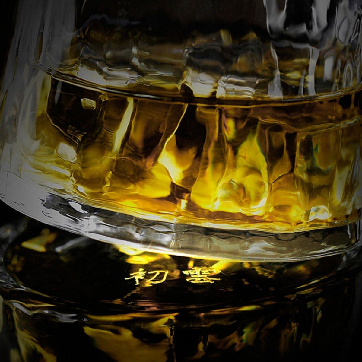 Whiskey Glass Chamvin Japanese Lead-Free Crystal Wooden Box Gift