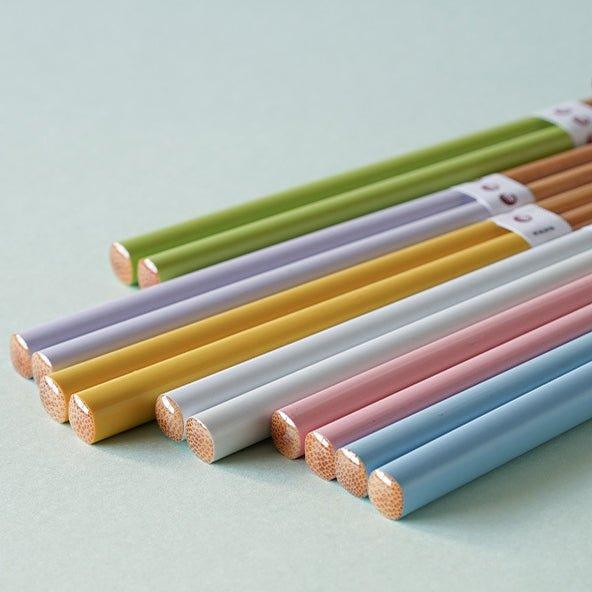 Bamboo Chopsticks Set of 6 Pairs – Multi-Color Gift Box