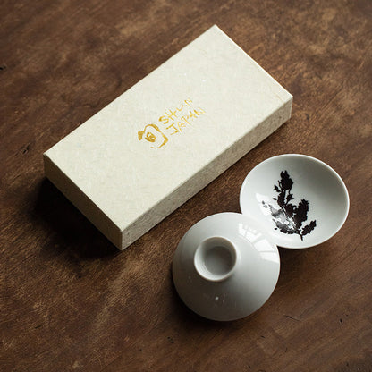 Color Changing Tea Cup Set | Mino Ware Sakura & Momiji
