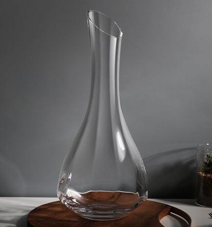 Wine Decanter Crystal Elixir Handcrafted Glass Aerating Carafe