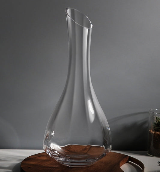 Wine Decanter Crystal Elixir Handcrafted Glass Aerating Carafe