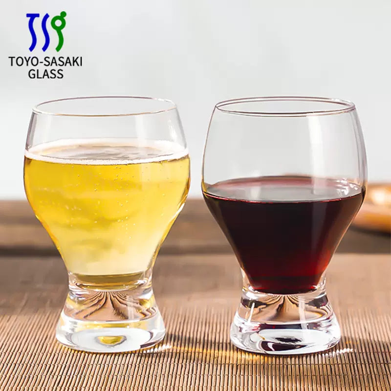 Beer Wine Glass Set Japanese Dual-Purpose – Toyo-Sasaki 2pc Gift