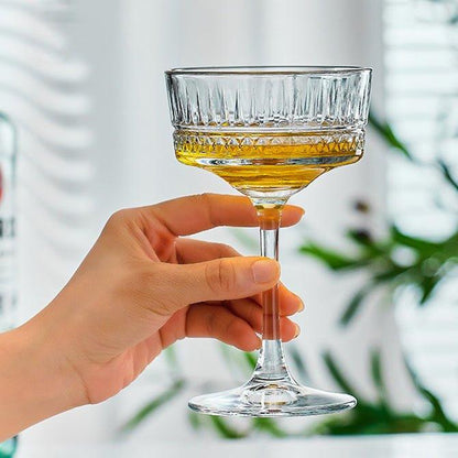 Martini Glasses Set of 2 – Patterned Cocktail Glassware