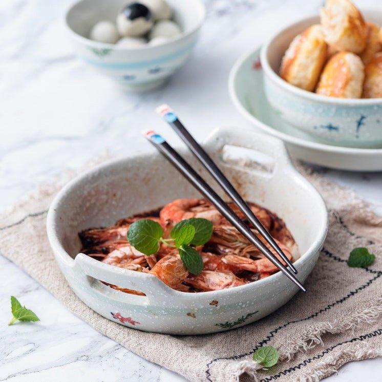 Ceramic Baking Plate Japanese Handcrafted Goldfish Design Oven Safe Serving and Decorative Plate