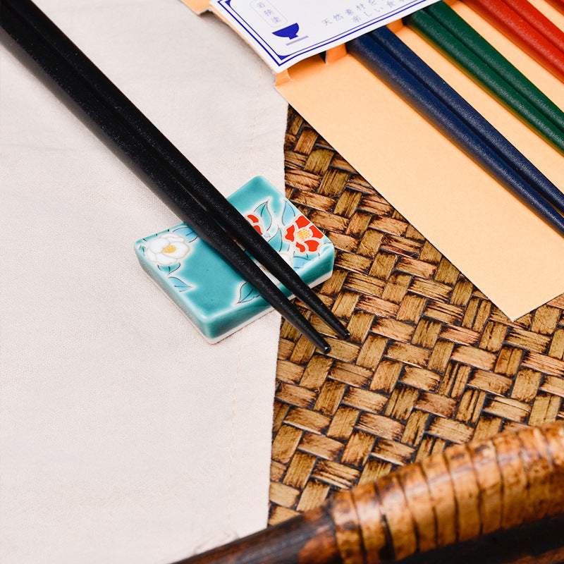 Wooden Chopsticks Set of 5 | Rainbow Handcrafted Japanese Style