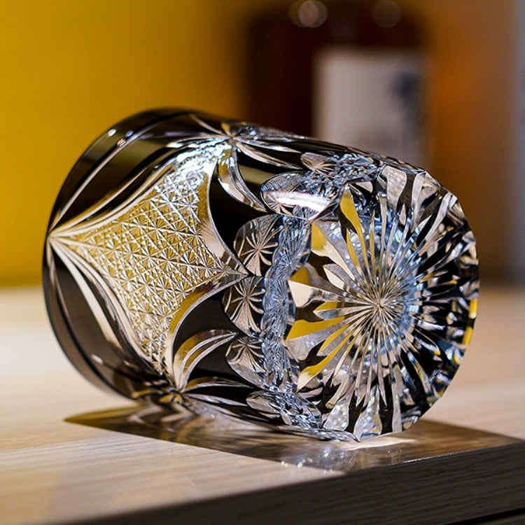 Whiskey Glass Edo Kiriko Lepidoptera – Japanese Cut Crystal Butterfly Tumbler