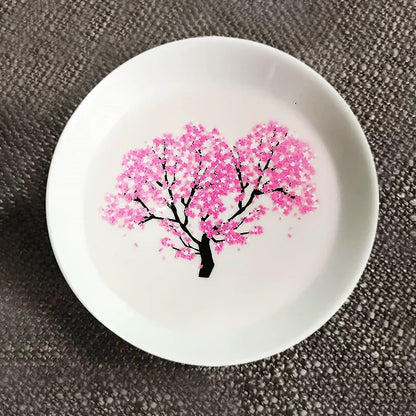 Sake Cup Set – Mino Ware Color-Changing Sakura Ceramic