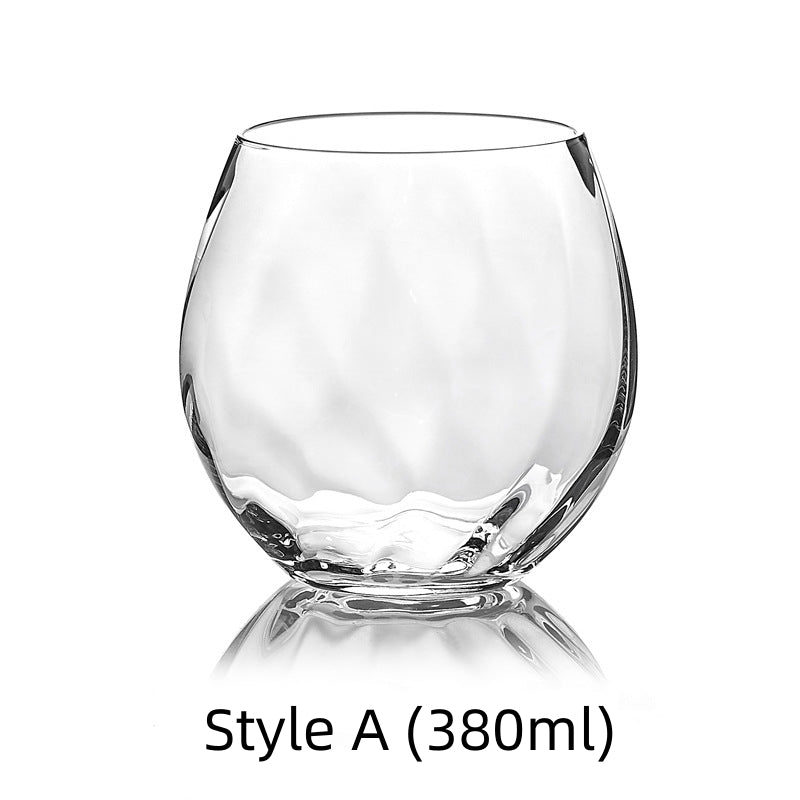 Japanese Whiskey Glass | Wide Bowl Lead-Free Tasting Tumbler