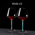 2x Wide Glasses