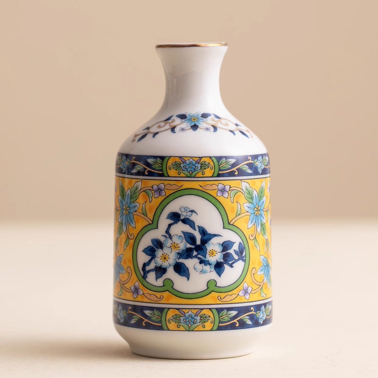Ceramic Sake Set | Mino Ware Tokkuri & 2 Ochoko Handcrafted