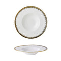 White with golden rim