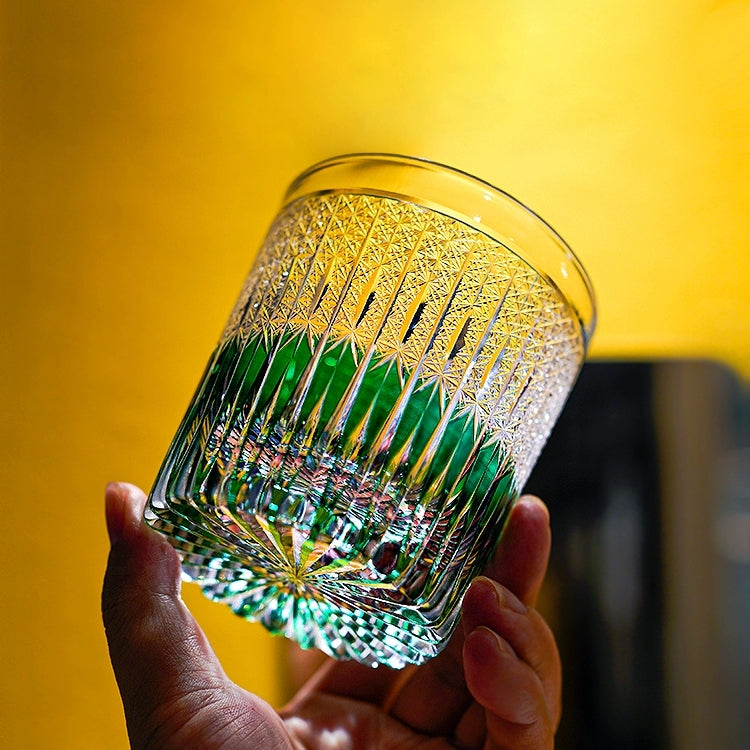 Whiskey Glass Stellar Nexus – Edo Kiriko Handcrafted Crystal