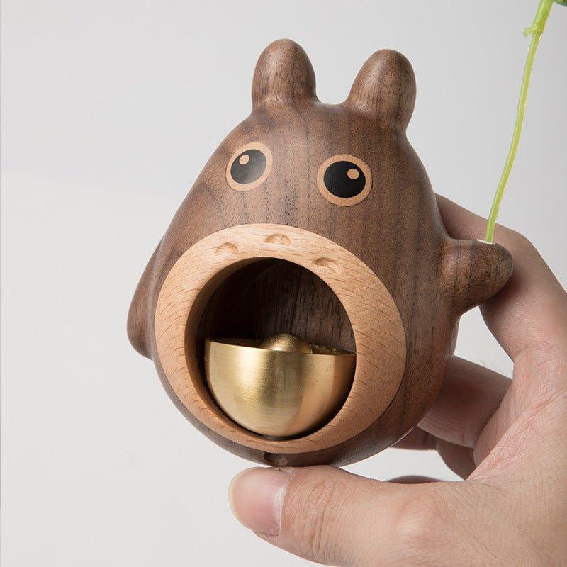 Wooden Doorbell with Chime – Totoro Handcrafted Home Decor