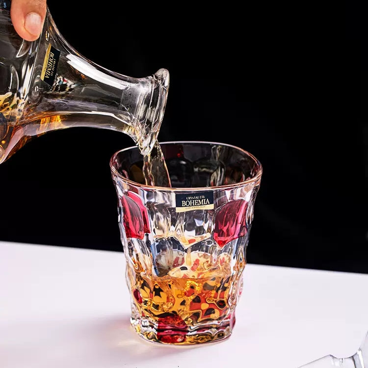 Crystal Whisky Decanter Set – Bohemia Radiant Spectrum Bohemian Glass