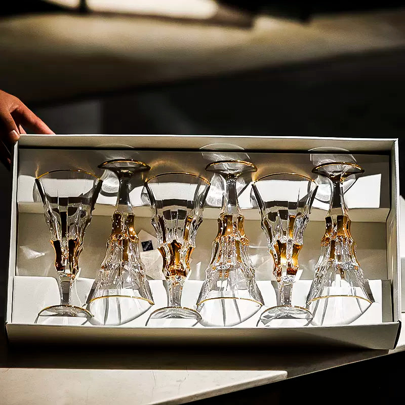 Crystal Wine Decanter Set – Bohemia Royal Gold Bohemian Glass