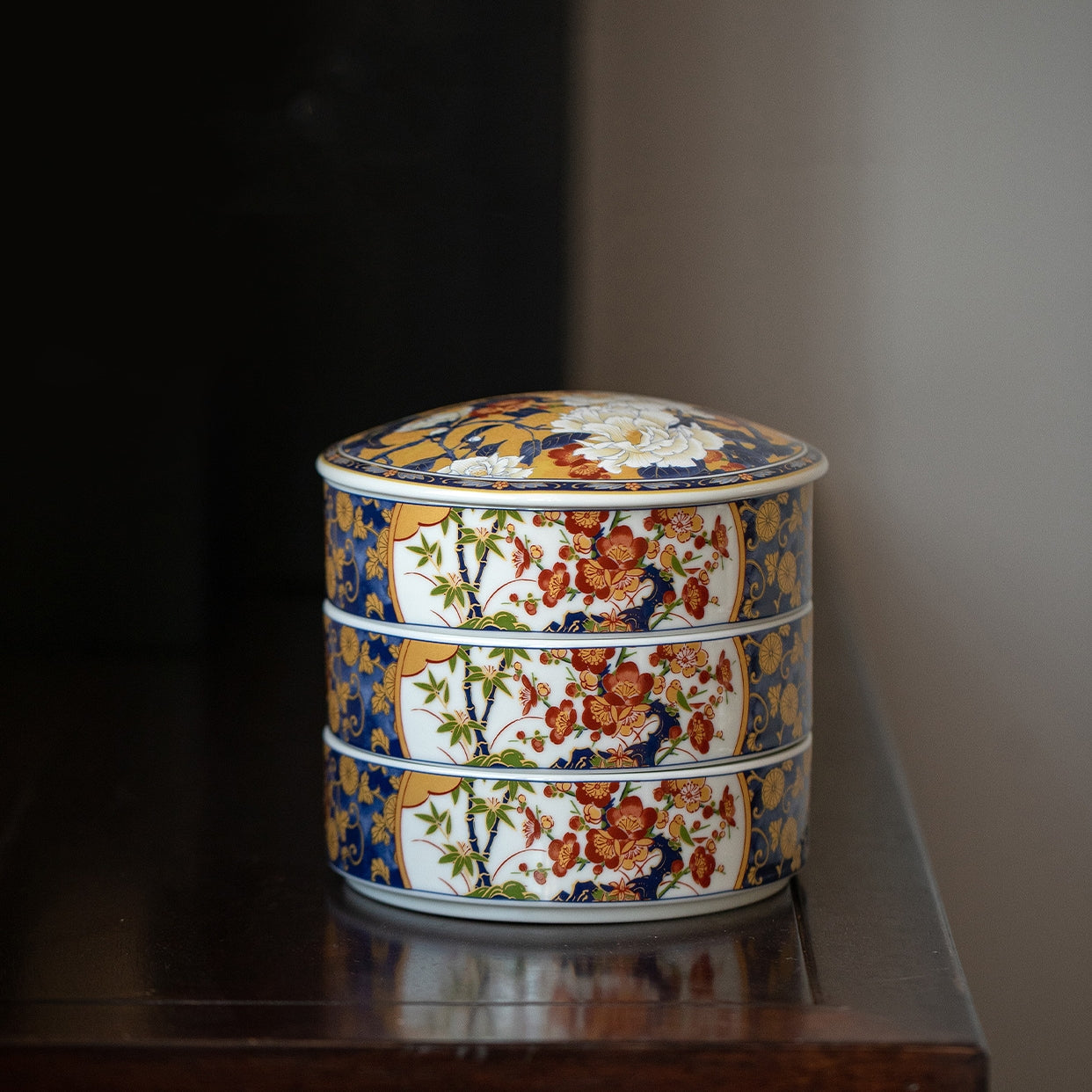 Jubako Box | Japanese Hasami Ware Handcrafted Ceramic Tiered Bento Gift Box