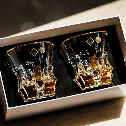 Crystal Whisky Decanter Set – Bohemia Royal Bohemian Glass
