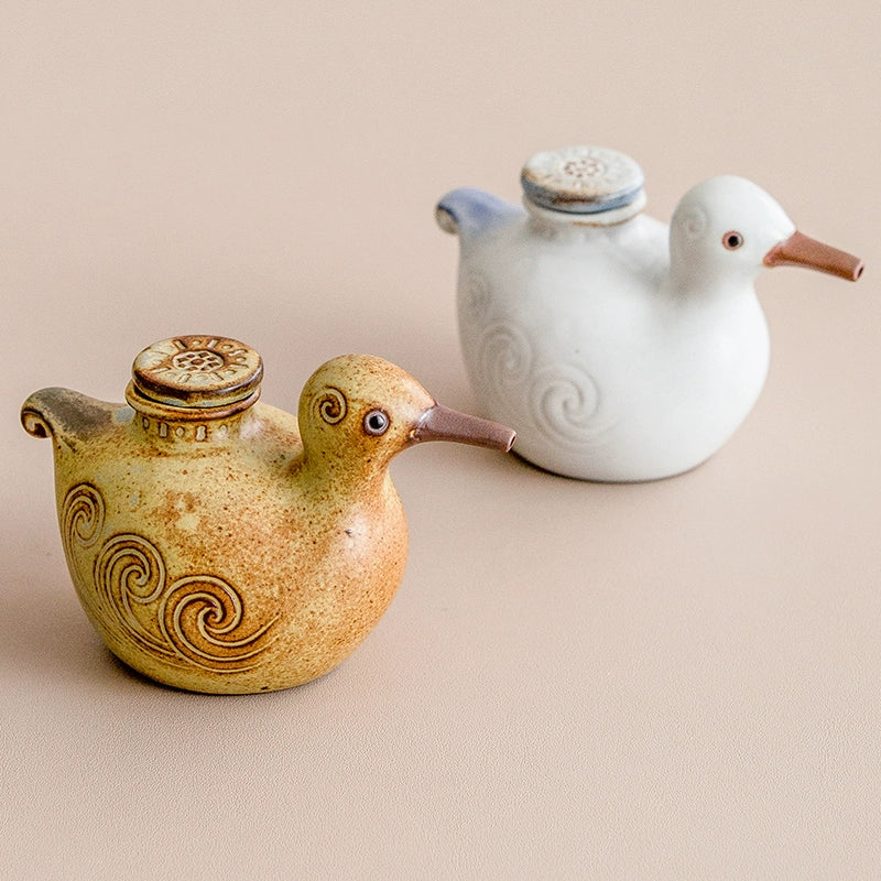 Soy Sauce Dispenser Duck Shape | Seto Ware Ceramic Handcrafted