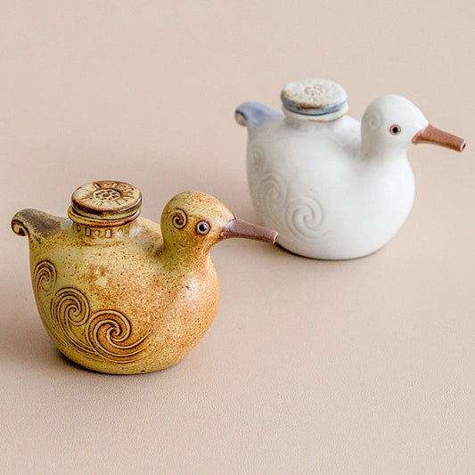 Soy Sauce Dispenser Duck Shape | Seto Ware Ceramic Handcrafted