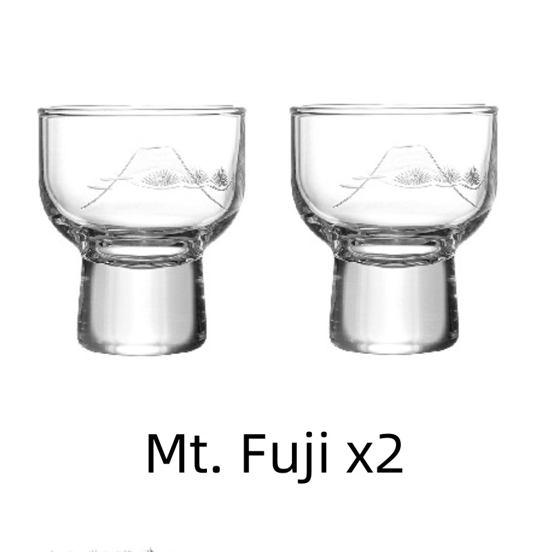 Sake Set Japanese Crystal Glass Decanter Gift Set – Sori Yanagi